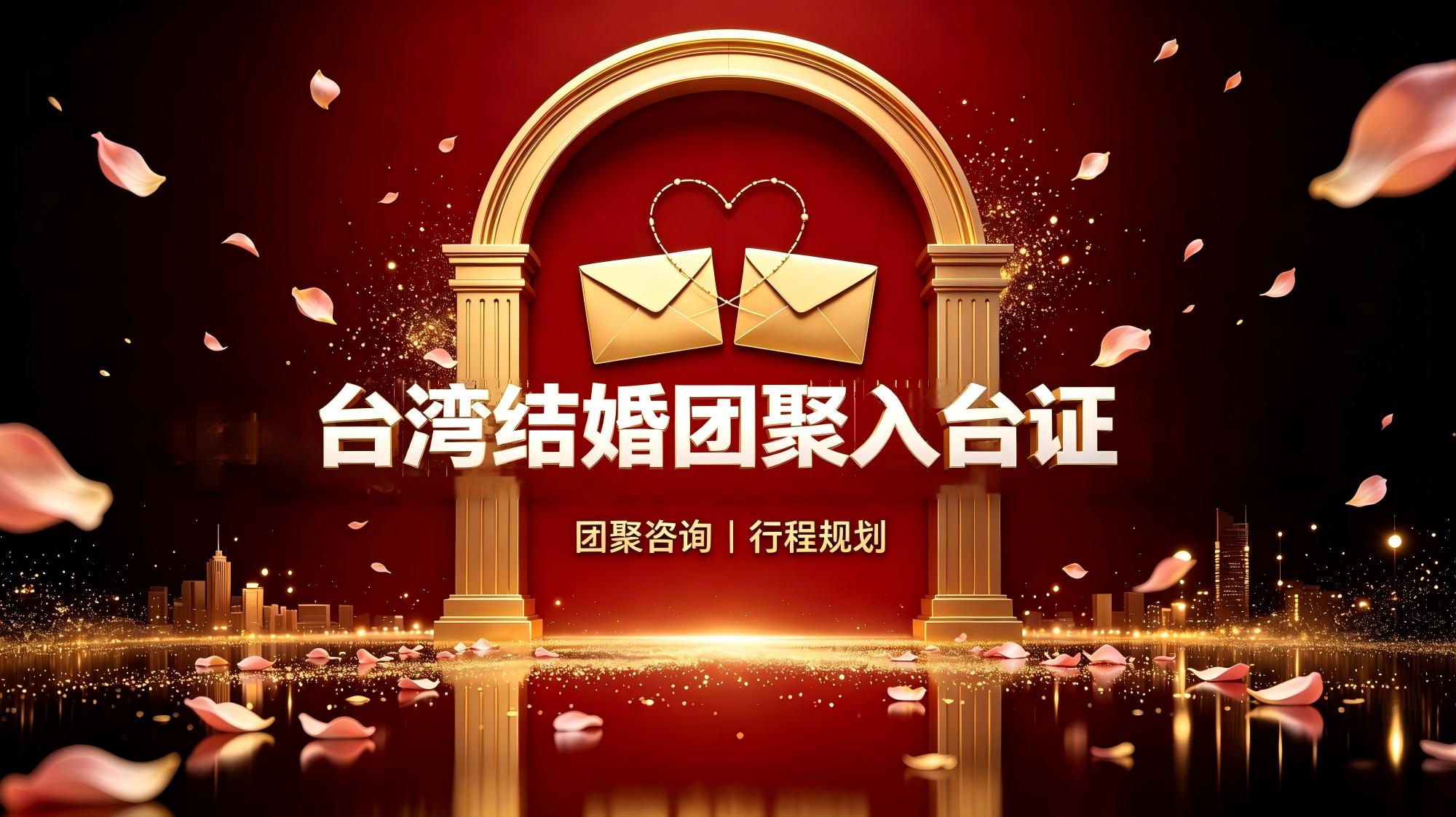 台湾结婚团聚入台证所需资料流程